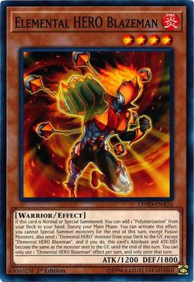 Elemental HERO Blazeman - LEHD-ENA16 - Common 1st Edition Legendary Hero Decks 1st Edition Singles (espanol)