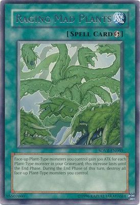 Raging Mad Plants - SOVR-EN060 - Rare Unlimited Stardust Overdrive [SOVR] Unlimited Singles