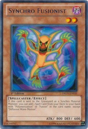 Synchro Fusionist - DREV-EN035 - Rare 1st Edition Duelist Revolution 1st Edition Singles