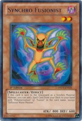 Synchro Fusionist - DREV-EN035 - Rare 1st Edition Duelist Revolution 1st Edition Singles