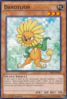 Dandylion - SR01-EN018 - Common 1st Edition Structure Deck: Emperor of Darkness 1st Edition Singles