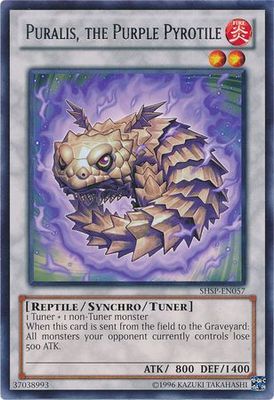Puralis, the Purple Pyrotile - SHSP-EN057 - Rare Unlimited Shadow Specters Unlimited Singles