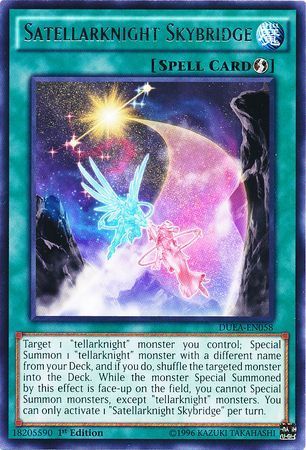 Satellarknight Skybridge - DUEA-EN058 - Rare 1st Edition Duelist Alliance 1st Edition Singles
