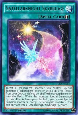 Satellarknight Skybridge - DUEA-EN058 - Rare 1st Edition Duelist Alliance 1st Edition Singles