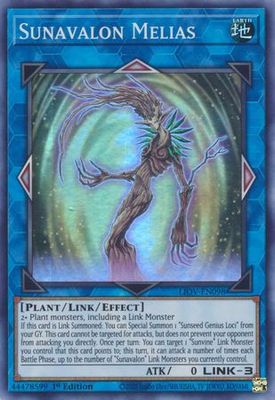 Sunavalon Melias - LIOV-EN098 - Super Rare 1st Edition Lightning Overdrive: LIOV 1st Edition Singles