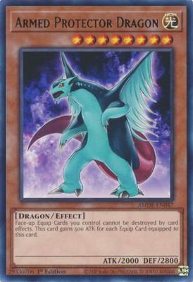Armed Protector Dragon - AMDE-EN047 - Rare 1st Edition Amazing Defenders 1st Edition Singles