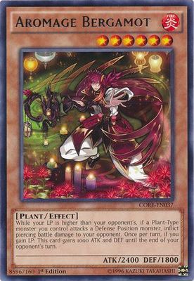 Aromage Bergamot - CORE-EN037 - Rare 1st Edition Clash of Rebellions 1st Edition Singles
