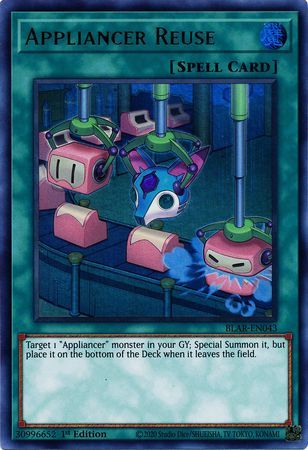 Appliancer Reuse - BLAR-EN043 - Ultra Rare 1st Edition Battles of Legend: Armageddon 1st Edition Singles