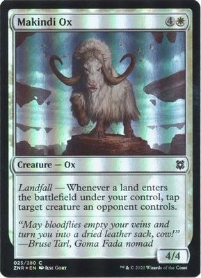 Makindi Ox 025/280 - Foil Zendikar Rising Foil Singles