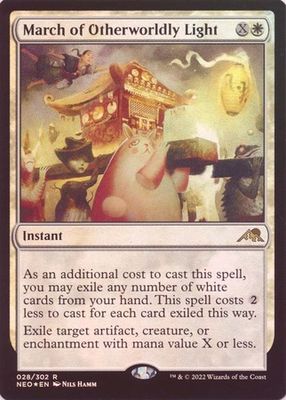 March of Otherworldly Light 028/302 - Foil Kamigawa Neon Dynasty Foil Singles (Español)
