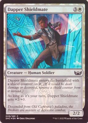 Dapper Shieldmate 009/281 - Foil Streets of New Capenna Foil Singles
