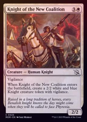 Knight of the New Coalition 0025 - Foil March of the Machine Foil Singles