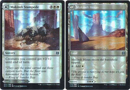 Makindi Stampede | Makindi Mesas 026/280 - Foil Zendikar Rising Foil Singles