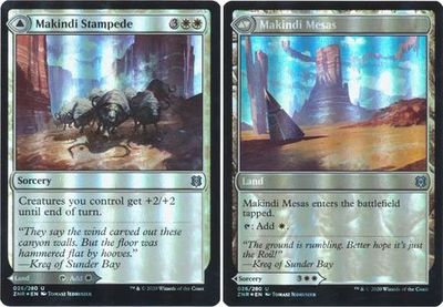 Makindi Stampede | Makindi Mesas 026/280 - Foil Zendikar Rising Foil Singles