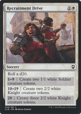 Recruitment Drive 038/361 Commander Legends: Battle for Baldur&#39;s Gate Singles (Español)