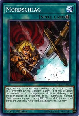 Mordschlag - DANE-EN065 - Common 1st Edition Dark Neostorm 1st Edition Singles (espanol)