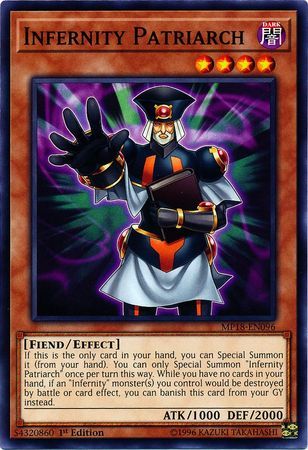 Infernity Patriarch - MP18-EN096 - Common 1st Edition 2018 Mega-Tins Singles