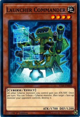 Launcher Commander - YS18-EN009 - Common 1st Edition Starter Deck: Codebreaker Singles