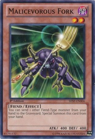 Malicevorous Fork - SHSP-EN004 - Common 1st Edition Shadow Specters 1st Edition Singles