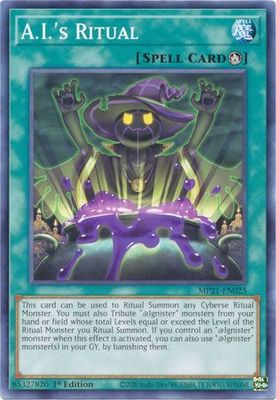 A.I.&#39;s Ritual - MP21-EN025 - Common 1st Edition 2021 Mega-Tin: Ancient Battles 1st Edition Singles (espanol)
