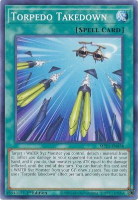 Torpedo Takedown - MP21-EN078 - Common 1st Edition 2021 Mega-Tin: Ancient Battles 1st Edition Singles