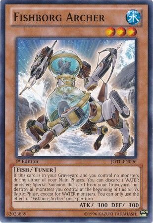Fishborg Archer - JOTL-EN096 - Common 1st Edition Judgment of the Light 1st Edition Singles