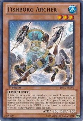 Fishborg Archer - JOTL-EN096 - Common 1st Edition Judgment of the Light 1st Edition Singles (espanol)