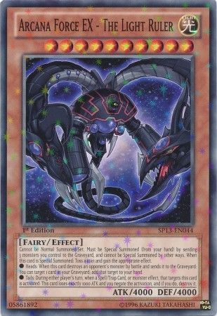 GA Arcana Force EX - The Light Ruler - SP13-EN044 - Starfoil Rare 1st Edition Star Pack 2013 1st Edition Starfoil Singles