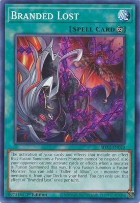 Branded Lost - SDAZ-EN020 - Common 1st Edition Structure Deck: Albaz Strike 1st Edition Singles *Espanol*
