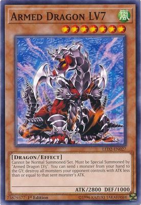 Armed Dragon LV7 - LED2-EN027 - Common 1st Edition Legendary Duelists: Ancient Millennium Singles