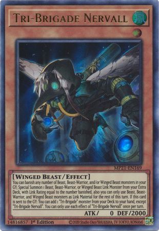 Tri-Brigade Nervall - MP21-EN169 - Ultra Rare 1st Edition 2021 Mega-Tin: Ancient Battles 1st Edition Singles