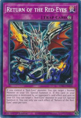 Return of the Red-Eyes - LDS1-EN020 - Common 1st Edition Legendary Duelists: Season 1 [LDS1] 1st Edition Singles