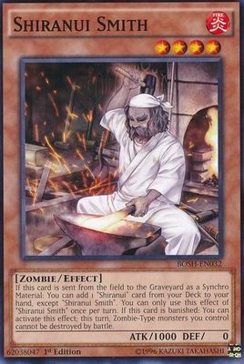 Shiranui Smith - BOSH-EN032 - Common 1st Edition Breakers of Shadow 1st Edition Singles