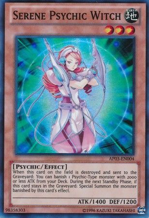 Serene Psychic Witch - AP03-EN004 - Super Rare Astral Pack 3 AP03