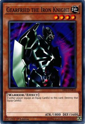 Gearfried the Iron Knight - SS02-ENB10 - Common 1st Edition Speed Duel Starter Decks: Duelists of Tomorrow Singles