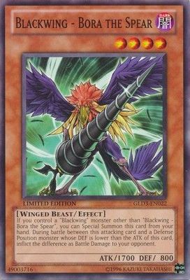 Blackwing - Bora the Spear - GLD3-EN022 - Common Gold Series 3 (2010) [GLD3]