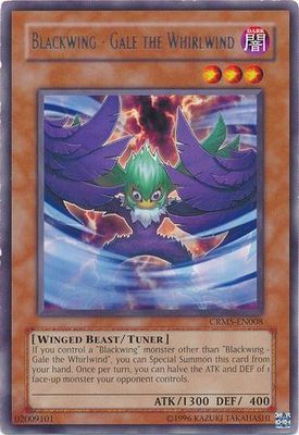 Blackwing - Gale the Whirlwind - CRMS-EN008 - Rare Unlimited Crimson Crisis [CRMS] Unlimited Single