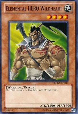 Elemental Hero Wildheart - LCGX-EN014 - Common Unlimited Legendary Collection 2 Unlimited Singles