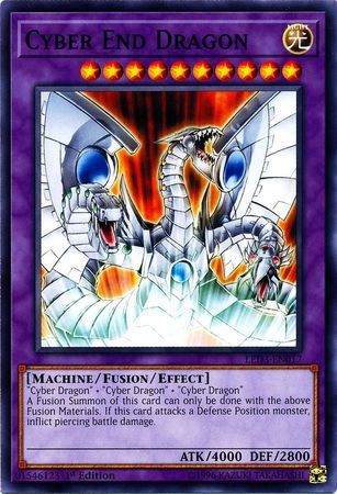 SJ Cyber End Dragon - LED3-EN017 - Common 1st Edition Legendary Duelists: White Dragon Abyss Singles