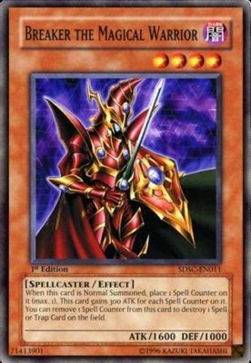 Breaker the Magical Warrior - SDSC-EN011 - Common 1st Edition Structure Deck: Spellcaster&#39;s Command 1st Edition Singles