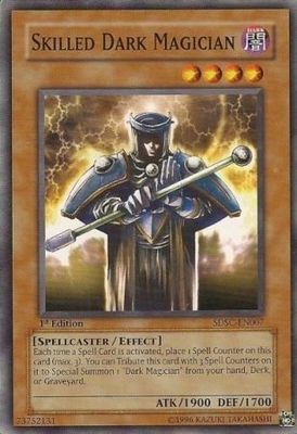 Skilled Dark Magician - SDSC-EN007 - Common 1st Edition Structure Deck: Spellcaster&#39;s Command 1st Edition Singles