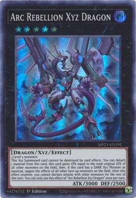 Arc Rebellion Xyz Dragon - MP21-EN191 - Super Rare 1st Edition 2021 Mega-Tin: Ancient Battles 1st Edition Singles