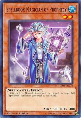 Spellbook Magician of Prophecy - SR08-EN018 - Common 1st Edition Structure Deck: Order of the Spellcasters Singles