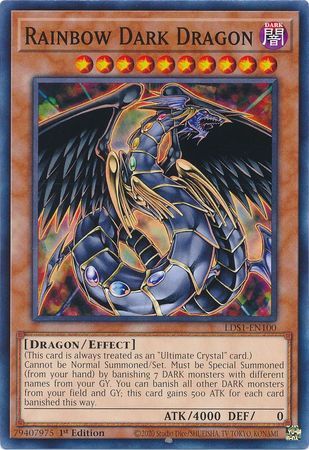 Rainbow Dark Dragon - LDS1-EN100 - Common 1st Edition Legendary Duelists: Season 1 [LDS1] 1st Edition Singles