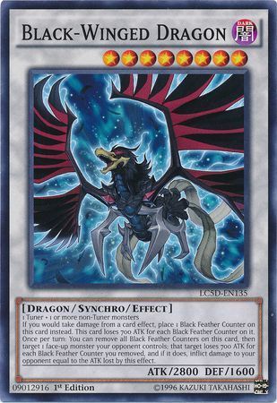 Black-Winged Dragon - LC5D-EN135 - Common 1st Edition Legendary Collection 5D&#39;s LC5D Single