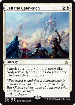 Call the Gatewatch 016/184 Oath of the Gatewatch Singles(Español)