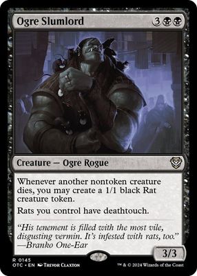 Ogre Slumlord - Commander: Outlaws of Thunder Junction (OTC) Commander