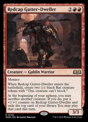 Redcap Gutter-Dweller 0146 Wilds of Eldraine Singles