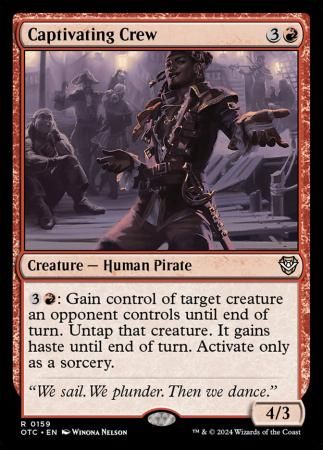 Captivating Crew 0159 Outlaws of Thunder Junction Commander Singles