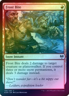 Frost Bite 138/285 - Foil Kaldheim Foil Singles